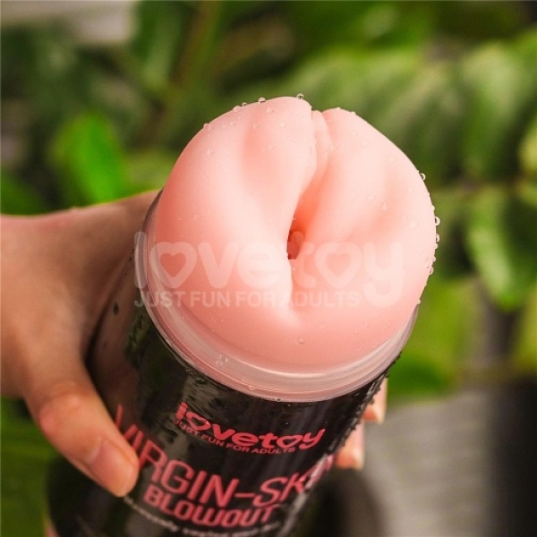 2-in-1 Pleasure: Blowout Vagina & Ass Stroker for Intense Solo Play