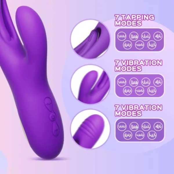 7 Mind-Blowing Pleasure Modes in the Purple Bora Rabbit Tapping Vibrator