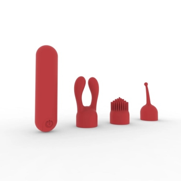 5 Sensational Ways This Red Bullet Vibrator with Attachment Will Elevate Your Pleasure