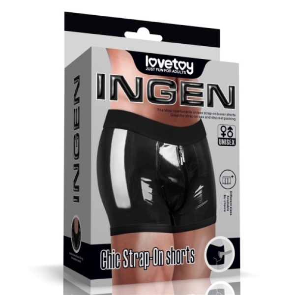 7 Reasons Our Chic Strap-On Shorts Are Your Next Favorite Toy - L/XL Black