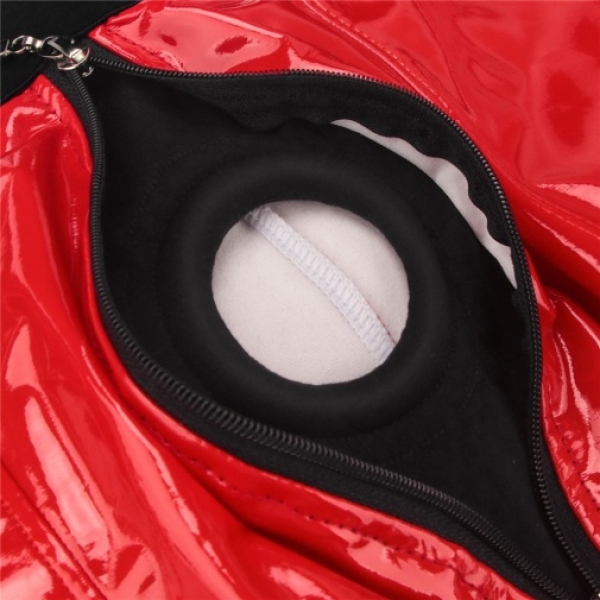 5 Sensational Reasons to Try the Chic Strap-On Shorts in Bold Red - M/L