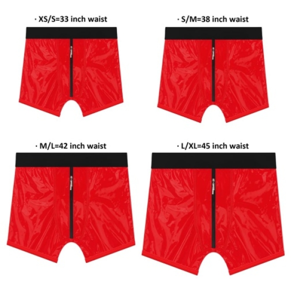 5 Sensational Reasons to Try the Chic Strap-On Shorts in Bold Red - M/L