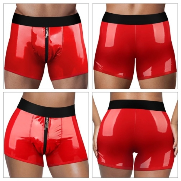 5 Sensational Reasons to Try the Chic Strap-On Shorts in Bold Red - M/L