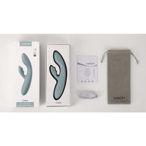 7 Mind-Blowing Features of the Chika APP Rabbit Vibrator in Turquoise Grey