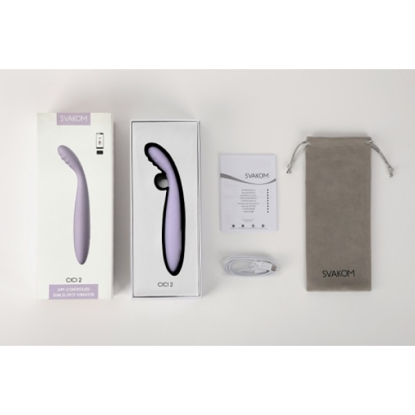 5 Reasons Cici 2 APP G-spot Vibrator in Pastel Lilac Will Wow You