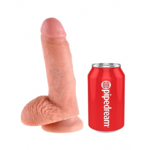 7 Sensational Inches of Realistic Pleasure - Cock 7" with Balls in Flesh