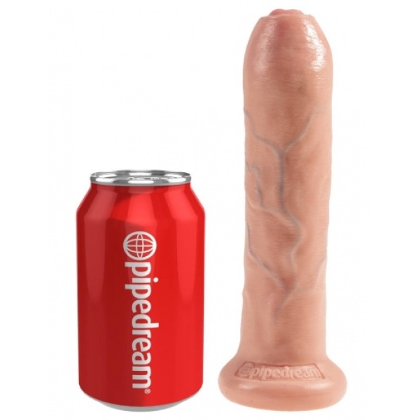"7 Sensational Inches of Realistic Pleasure – Uncut Flesh Toy for Ultimate Thrills"