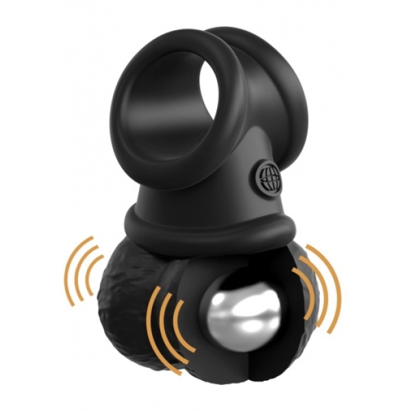 5 Intense Pleasure Secrets with Crown Jewels Vibro Balls - Black