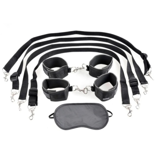 5 Sensational Reasons This Black Cuff & Tether Set Will Elevate Your Playtime