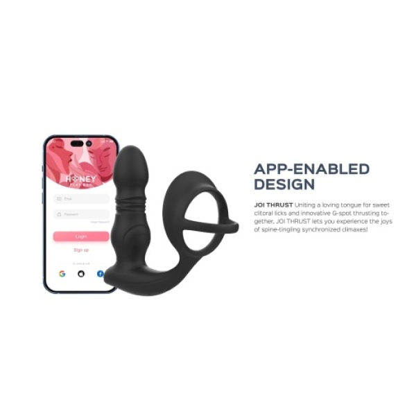 "7 Mind-Blowing Pleasures: Cyrus Thrusting Prostate Massager with App Control"