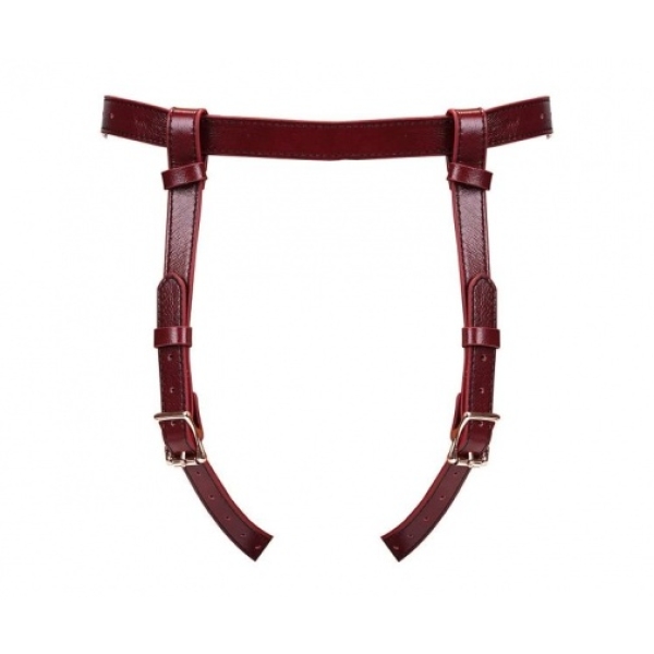 5 Reasons This Wine Red Leather Strap-On Harness Will Elevate Your Playtime