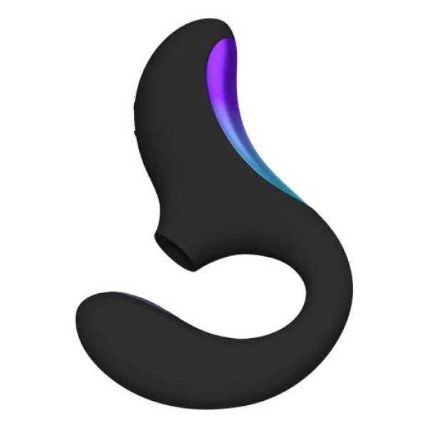 7 Mind-Blowing Pleasure Modes in Enigma Double Sonic APP Stimulator - Black
