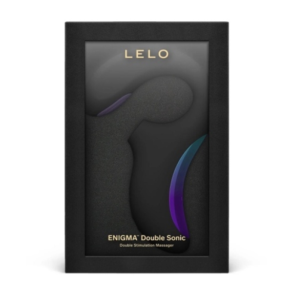 7 Mind-Blowing Pleasure Modes in Enigma Double Sonic APP Stimulator - Black