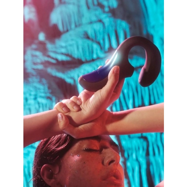 7 mind-blowing features of the Enigma Double Sonic APP Stimulator in seductive purple