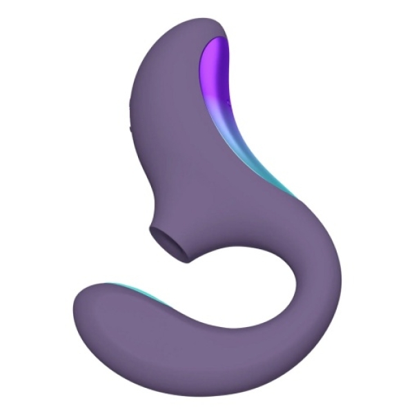 7 mind-blowing features of the Enigma Double Sonic APP Stimulator in seductive purple