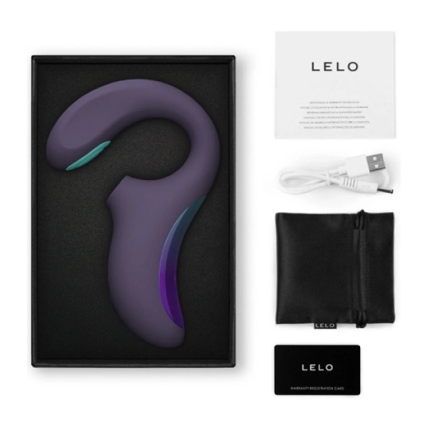 7 mind-blowing features of the Enigma Double Sonic APP Stimulator in seductive purple