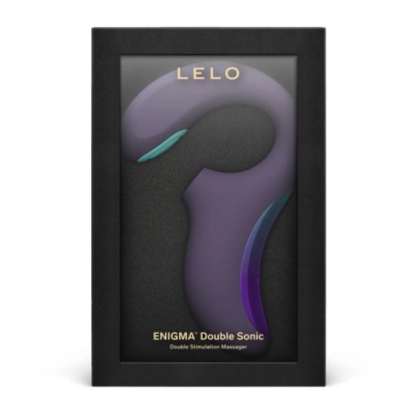 7 mind-blowing features of the Enigma Double Sonic APP Stimulator in seductive purple