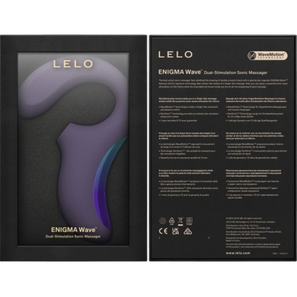 6 mind-blowing sensations with Enigma Wave Clitoral Stimulator in Cyber Purple