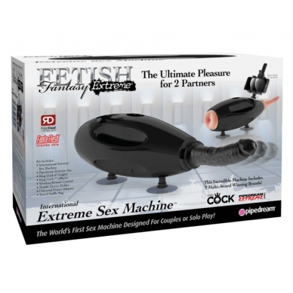 7 mind-blowing features of the Extreme Sex Machine - Black for ultimate pleasure