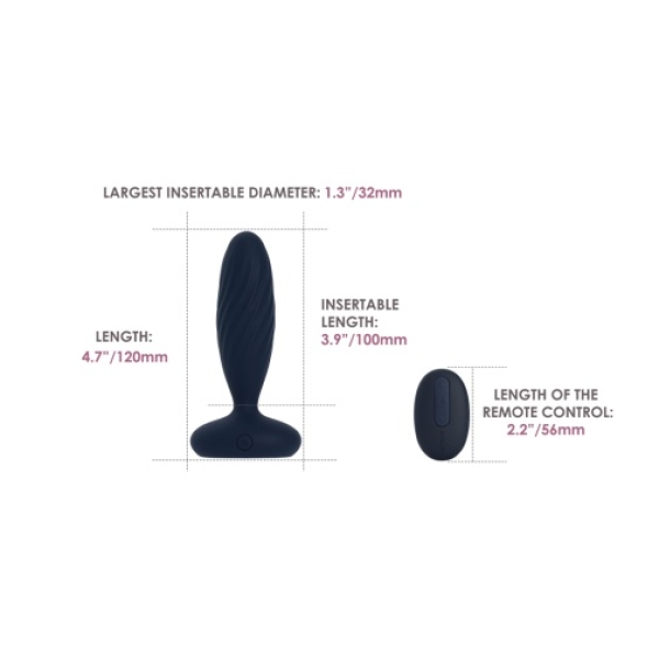 7 Mind-Blowing Features of the Jordan APP Thrusting Anal Vibrator in Navy Blue