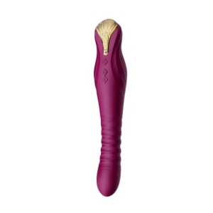 7 mind-blowing thrills: King APP's velvet purple thrusting vibrator for next-level pleasure