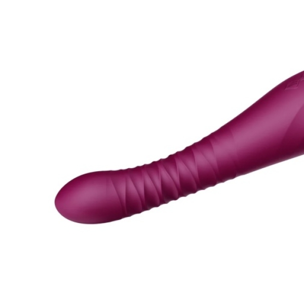 7 mind-blowing thrills: King APP's velvet purple thrusting vibrator for next-level pleasure