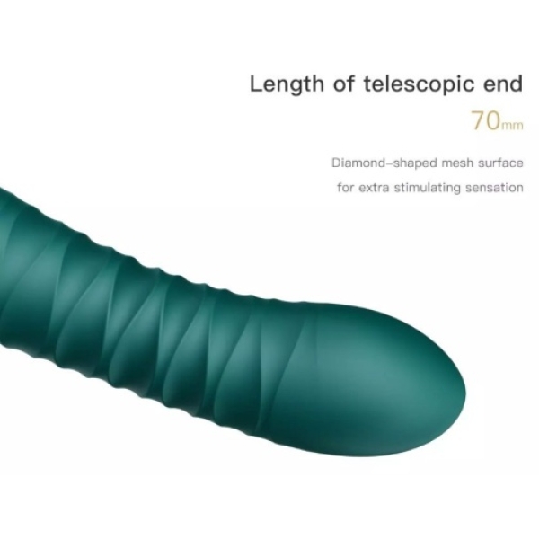 7 mind-blowing thrills: King APP's velvet purple thrusting vibrator for next-level pleasure