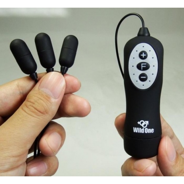 5 Intense Pleasures Await with Kuro Rotor R Trio Nano - Black