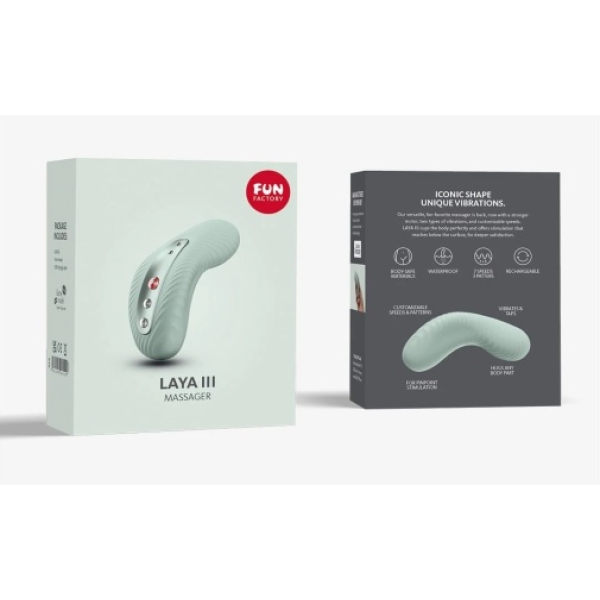 7 mind-blowing features of the Laya III Massager in soothing Sage Green