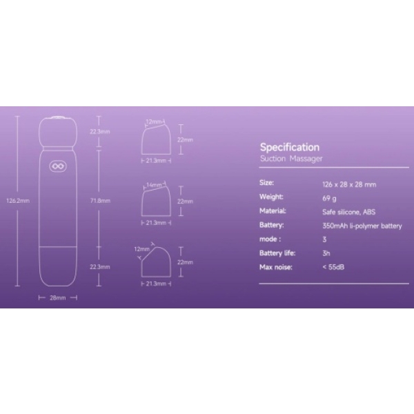 5 Mind-Blowing Reasons Lia Suction Massager in Lavender Purple Will Transform Your Pleasure