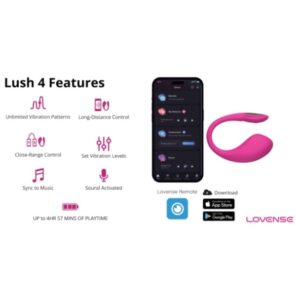 5 Mind-Blowing Features of the Lush 4 App-Controlled G-Spot Egg Vibrator