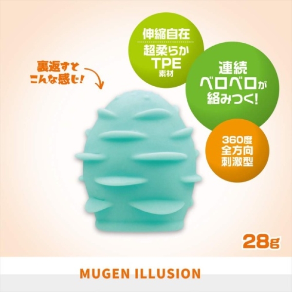 7 mind-blowing sensations with Magic Idol Mugen Illusion Stroker for ultimate pleasure