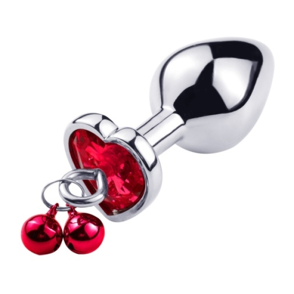 5 Sensational Reasons to Try the Metal Heart Plug w Bells in Bold Red