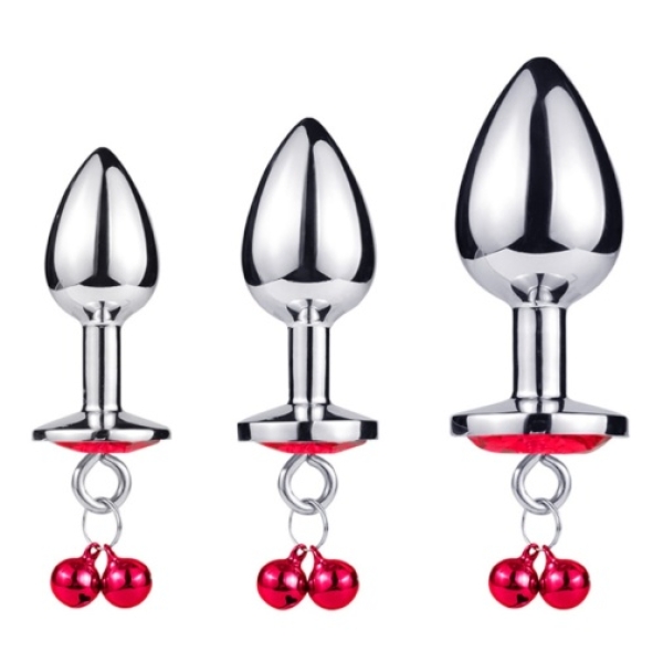 5 Sensational Reasons to Try the Metal Heart Plug w Bells in Bold Red