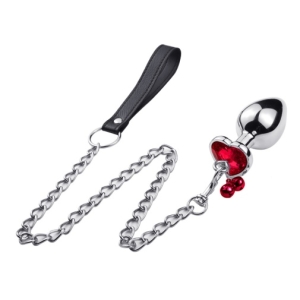 5 Sensational Reasons to Try the Metal Heart Plug w Bells S - Red Today