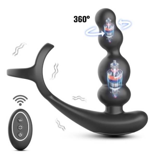 6 Mind-Blowing Pleasure Modes in MyRevo Plug w Remote - Black for Endless Fun