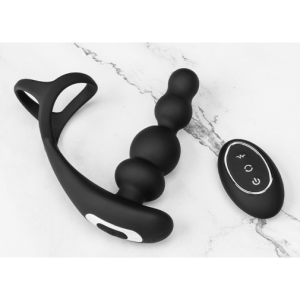 6 Mind-Blowing Pleasure Modes in MyRevo Plug w Remote - Black for Endless Fun