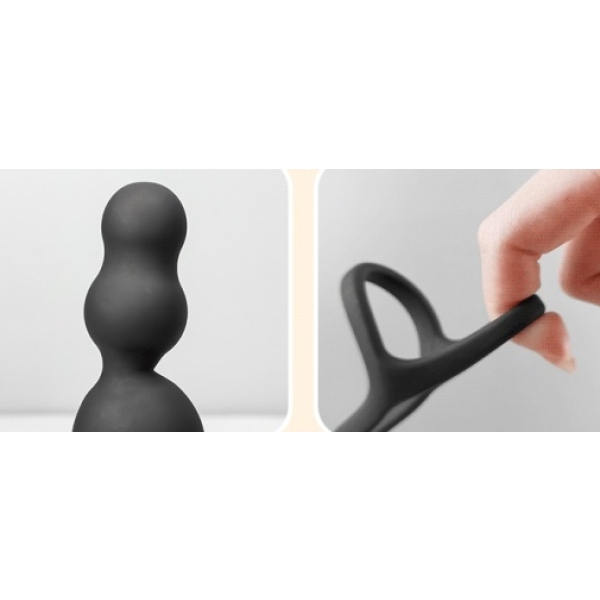 6 Mind-Blowing Pleasure Modes in MyRevo Plug w Remote - Black for Endless Fun