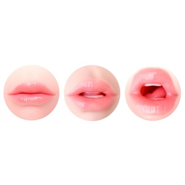 5 Sensational Realistic Textures in 1 NUPU Double-Sided Pleasure Toy