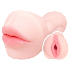 5 Sensational Realistic Textures in 1 NUPU Double-Sided Pleasure Toy