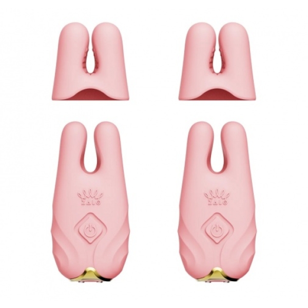 5 Sensational Ways Nave App Vibro Nipple Clamps in Coral Pink Elevate Pleasure