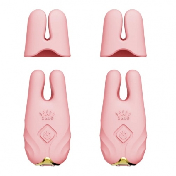5 Sensational Ways Nave App Vibro Nipple Clamps in Coral Pink Elevate Pleasure