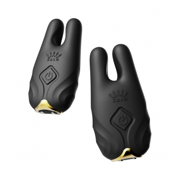 "7 Sensational Ways Nave App Vibro Nipple Clamps Elevate Your Pleasure in Obsidian Black"