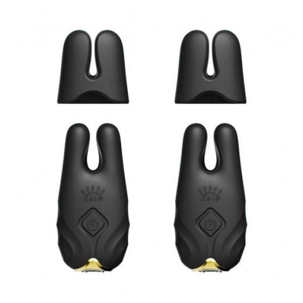 "7 Sensational Ways Nave App Vibro Nipple Clamps Elevate Your Pleasure in Obsidian Black"
