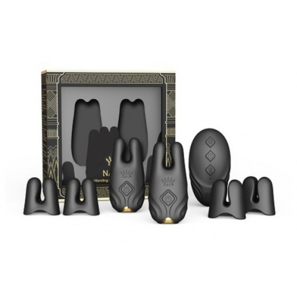 "7 Sensational Ways Nave App Vibro Nipple Clamps Elevate Your Pleasure in Obsidian Black"