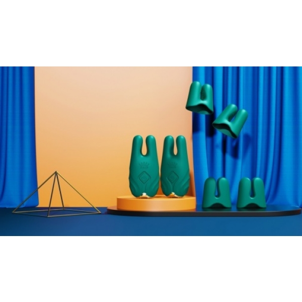 5 Sensational Ways Nave APP Vibro Nipple Clamps Elevate Pleasure in Turquoise Green