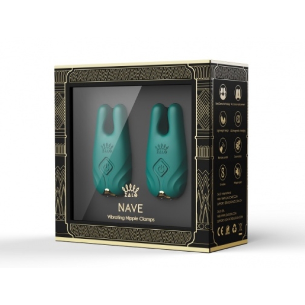 5 Sensational Ways Nave APP Vibro Nipple Clamps Elevate Pleasure in Turquoise Green