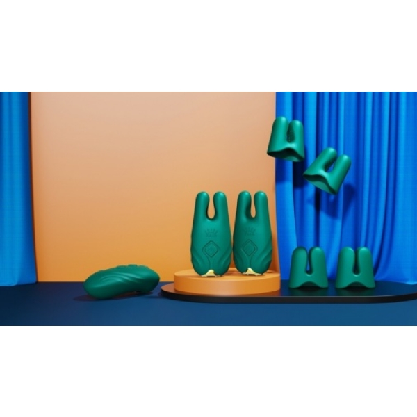 5 Sensational Ways Nave APP Vibro Nipple Clamps Elevate Pleasure in Turquoise Green