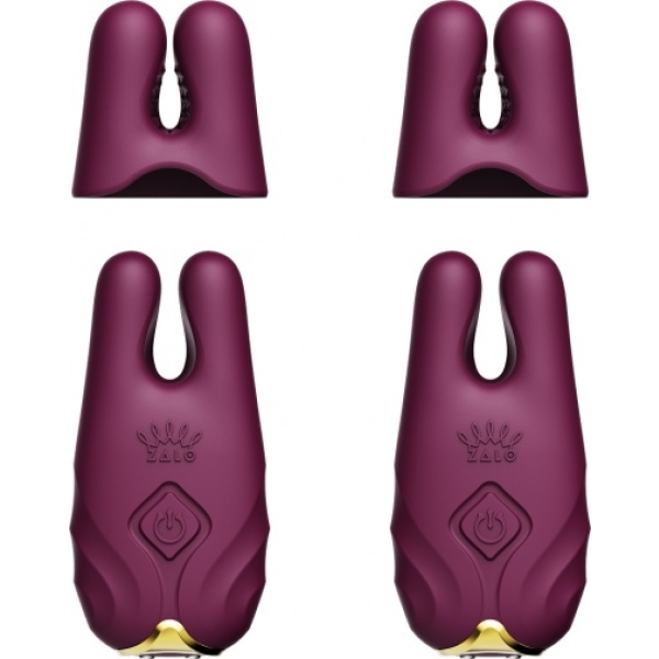 5 Sensational Ways Nave APP Vibro Nipple Clamps in Velvet Purple Elevate Pleasure