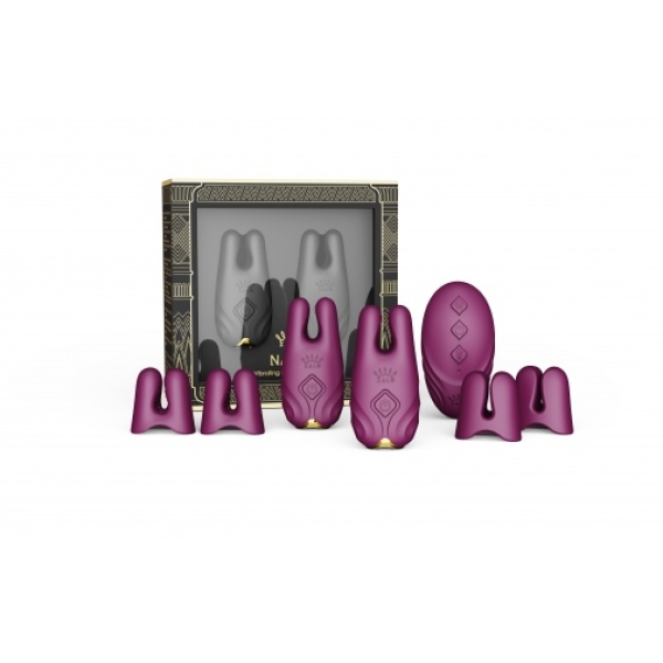 5 Sensational Ways Nave APP Vibro Nipple Clamps in Velvet Purple Elevate Pleasure